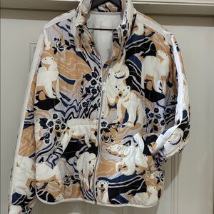 Free People Movement Pippa Packable Jacket with beautiful design NWOT Size L